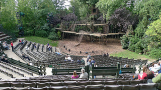 The Regent's Park Open Air Theatre before their revival of Stephen Sondheim's Into The Woods in 2010 by aesop on flickr