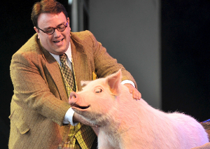 Betty was an animatronic pig. Photo by Andrew James