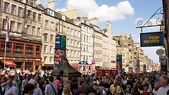 The Royal Mile at Edinburgh Fringe 2009 by Matito