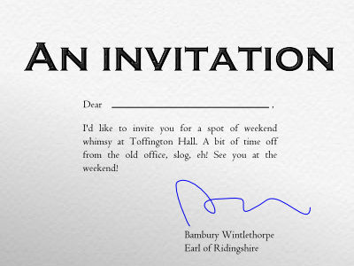 Your invitation