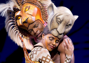 Simba and Nala from The Lion King