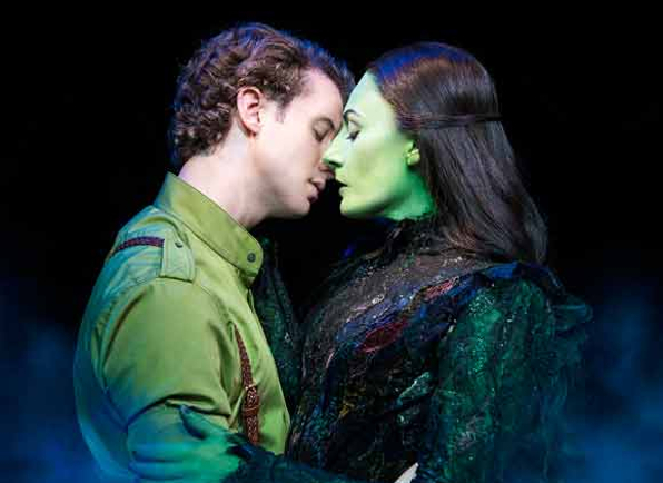 Elphaba and Fiyero in Wicked